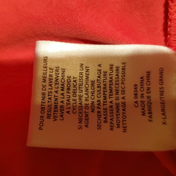 Anne Klein Sport extra large the neck top with an accent at the upper waist 3/4 - Picture 5 of 5